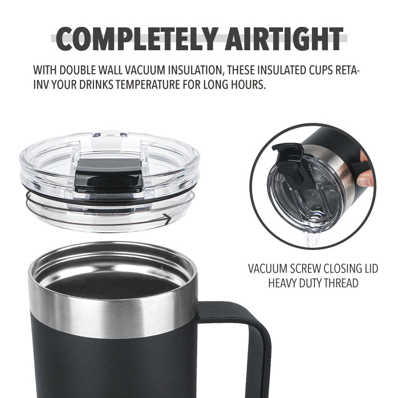 Stainless Steel Double Wall Vacuum Insulated Tumbler 20oz - With