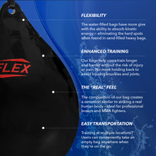 OHMY Flex Adjustable Water Punching Bag 22" 210 Pound with Easy-Lift 3:1 Pulley System