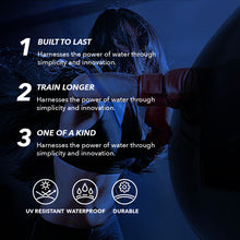 OHMY Flex Adjustable Water Punching Bag 22" 210 Pound with Easy-Lift 3:1 Pulley System