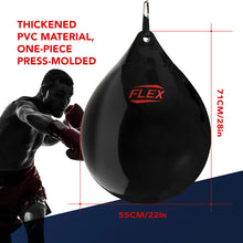 OHMY Flex Adjustable Water Punching Bag 22" 210 Pound with Easy-Lift 3:1 Pulley System