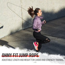 OHMY FIT STRONG Adjustable Speed and Weight Jump Rope