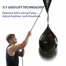 OHMY Flex Adjustable Water Punching Bag 22" 210 Pound with Easy-Lift 3:1 Pulley System