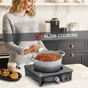Life's Easy C300 Smart Cooker: Perfect for College Students, Busy Professionals &Home Cooks, One-Click, Scheduled Cooking with App, Auto Shut-Off, Ultimate Tool for Frying, Baking, Sauté, Slow Cooking