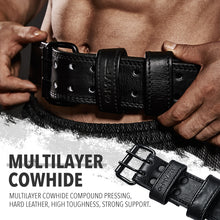 STRONG Genuine Leather Lifting Belt