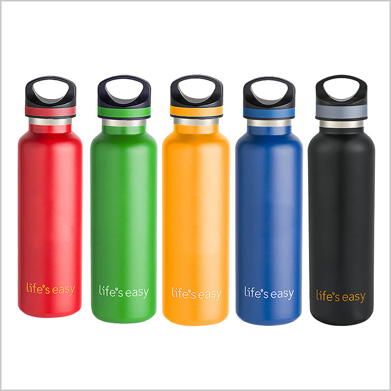Life's Easy Stainless Steel Water Bottle - Spout Lid Design - Double Wall  Insulation and Wide Mouth - Ultimate Leak-Proof Solution for Hot and Cold