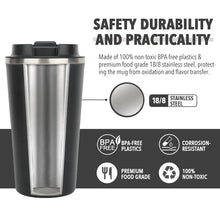 Life's Easy Stainless Steel coffee mug (16 oz)